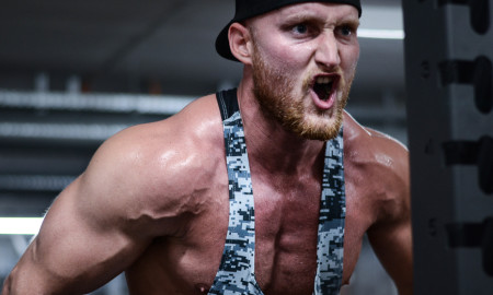 hit training - karl beim intensiven training